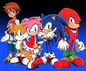 yapboz Sonic ve Sonic videogames diğer karakterler